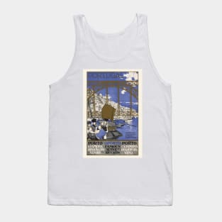 Porto Famous Wine Region Portugal Vintage Poster 1929 Tank Top